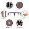 Canopy Tent Camping Gazebo Storage Shelter with 4 Sidewalls and 2 Windows Outdoor Garden Shelter - 4 of 4