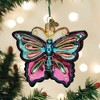 Old World Christmas Blown Glass Ornament for Christmas Tree, Fanciful Butterfly - 2 of 4