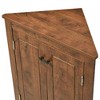 NicBex Triangular Bathroom Storage Cabinet, Freestanding Space-Saving Design with Adjustable Shelves, Multi-Purpose Cabinet for Bathroom - 4 of 4