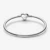 Pandora Moments 6.7'' Sterling SIlver Heart & Butterfly Bangle - 4 of 4