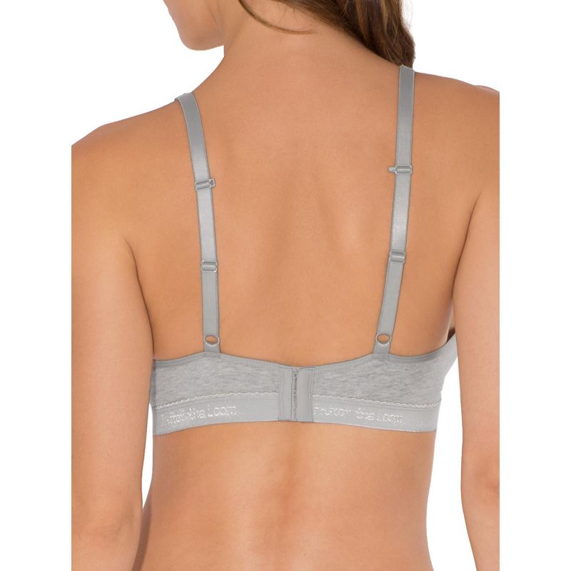 Fruit of the Loom Women's Wirefree Cotton Bralette 2-Pack, 4 of 5