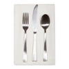Design Imports  Variegated Napkin Set 6 Piece, Off-White, 20X20" - 2 of 4