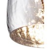 Possini Euro Design Portico Chrome Mini Pendant 5" Wide Modern Vacuum Plated Crackle Glass for Dining Room House Foyer Kitchen Island Entryway Bedroom - 3 of 4