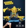 AENKYO STEM Robot Toys for Kids, 5 in 1 APP & Remote Control Robot Building Kit, DIY Engineering Educational Coding Robotics kit for Boys and Girls - 4 of 4