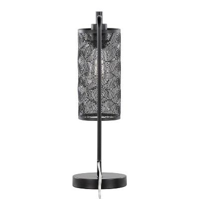 Arc Matte Black Metal Task Lamp Set of 2