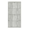 NicBex Transitional Bookcase 3/4/5 Tier Low-Profile Design Grey Eco-Friendly Laminate Bedroom Office Floating Shelf Effect - 4 of 4