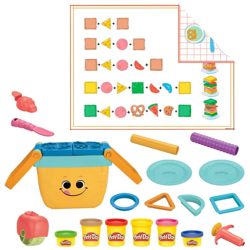 Play-Doh Picnic Shapes Starter Set Great Spring &#38; Easter Gifts, 3 of 10