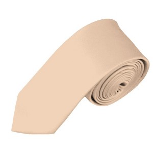 Men's Solid Color Skinny 2 Inch Wide And 57 Inch Long Neckties - 1 of 4