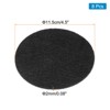 Unique Bargains Durable Felt Fabric Non-Slip Self-Adhesive Elastic Furniture Pads Black 8 Pcs - 2 of 4