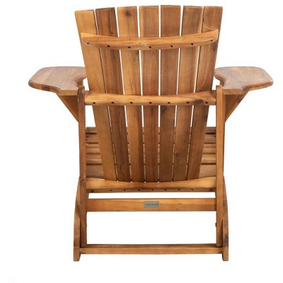 Natural Acacia Wood Adirondack Arm Chair