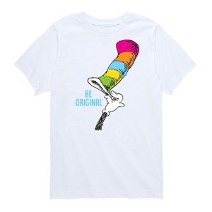 Boys' - Dr. Seuss - Cat in The Hat Be Original Short Sleeve Graphic T-Shirt - 1 of 4