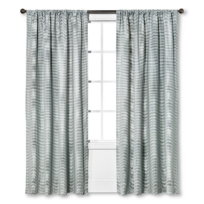 Woven Curtain Panel Gray 54 X84 Nate Berkus Target