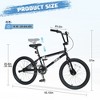 YONWAY Mountain Bike-Freestyle 20 Inch Single Speed Children's Bicycle for Boys Girls Age 7+ Years - 3 of 4