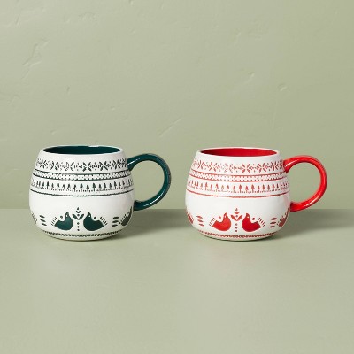 Tagltd Warm Wishes Sweater Mug Dk Green 16 Oz : Target