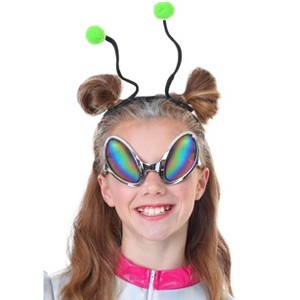 HalloweenCostumes.com   Galactic Alien Glasses, Multicolored - 1 of 1