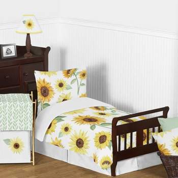 5pc Sweet Jojo Designs Sunflower Toddler Kids' Bedding Set - Sweet Dojo Design