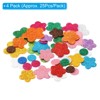 Unique Bargains Flower Circle Self-Adhesive Glitters Home Decor Card DIY Foam Stickers - 2 of 4