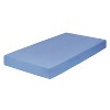 Everyday Kids Light Blue Fitted Crib Sheet, 100% Soft Breathable Microfiber, Fits Standard Crib Mattress 28"x52" - 2 of 4