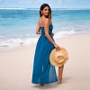 Women's Ocean Escape Blue Romper - Cupshe - 4 of 4