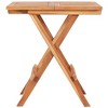 vidaXL 3 Piece Folding Bistro Set Solid Teak Wood - 3 of 4