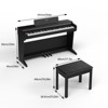 Garvee 88-Key Weighted Digital Piano - Professional Keyboard with 3 Pedals, Recording, Headphone Jack & Bench, for Beginners/Experts, Classic - 4 of 4