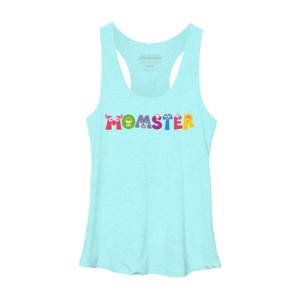 Women's Design By Humans Cute Momster Cartoon Monster By averilshop Racerback Tank Top - 1 of 2