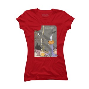 Junior's Design By Humans Halloween magic brewery By runcatrun T-Shirt - 1 of 2