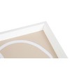 Amanti Art Beige Lines 03 Decorative Wood Ottoman/Coffee Table Tray 13x19 Inch - 3 of 4