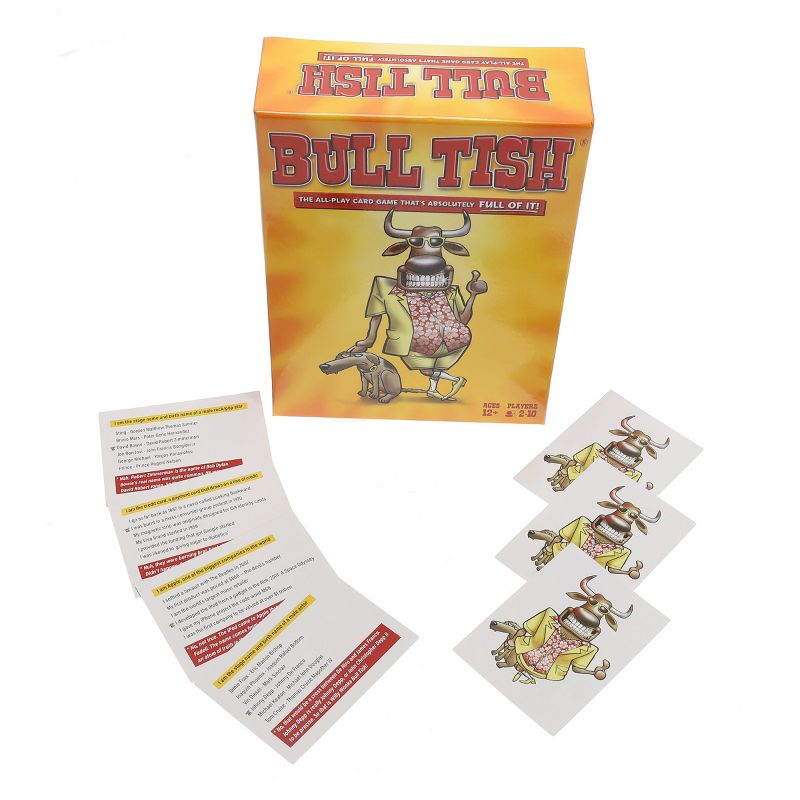 TDC Games Bull Tish The All-Play Card Game That's Absolutely Full of IT!, 1 of 9
