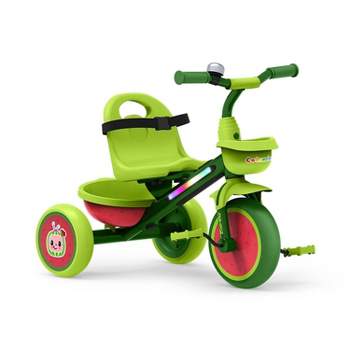 Qaba Tricycle bébé multifonction 4 en 1 poussette / tricycle pour