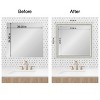 Amanti Art Mirror Makeover Bathroom Mirror Frame Border Kit - Fully Assembled Peel and Stick Frame - Mirror NOT Included - Parlor Trim - 4 of 4