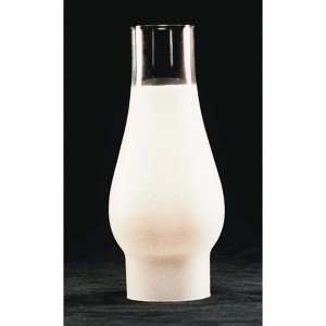 Clear Glass Oil Lamp Chimney - 3" X 9 1/4" Size For #2 Burner & 3-Gallery Lamps