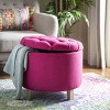 Amiela Tuffted Storage Ottoman - HUD8220 - Safavieh Couture - 3 of 4