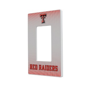 NCAA Big 12 Universities Linen Hidden-Screw Light Switch Plate for Single Rocker - 1 of 4