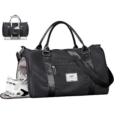 Women's gym sports luggage with wet pockets and shoe cabinet, suitable for carrying luggage for exercise