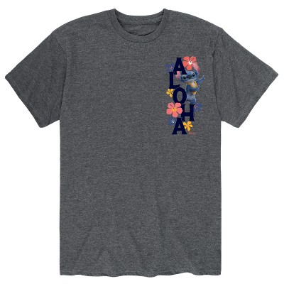 Men's - Lilo and Stitch - Aloha Stitch Short Sleeve Graphic T-Shirt