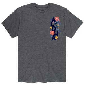 Men's - Lilo and Stitch - Aloha Stitch Short Sleeve Graphic T-Shirt - 1 of 4
