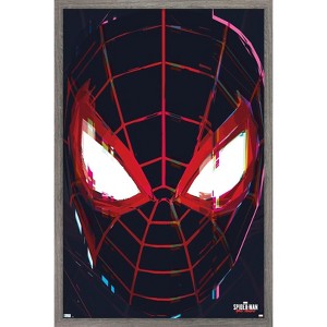 Trends International Marvel's Spider-Man: Miles Morales - Face Framed Wall Poster Prints - 1 of 4