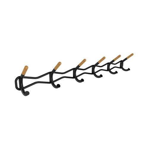 Safco Family Coat Rack Black 6 Hooks Steel 4257bl : Target