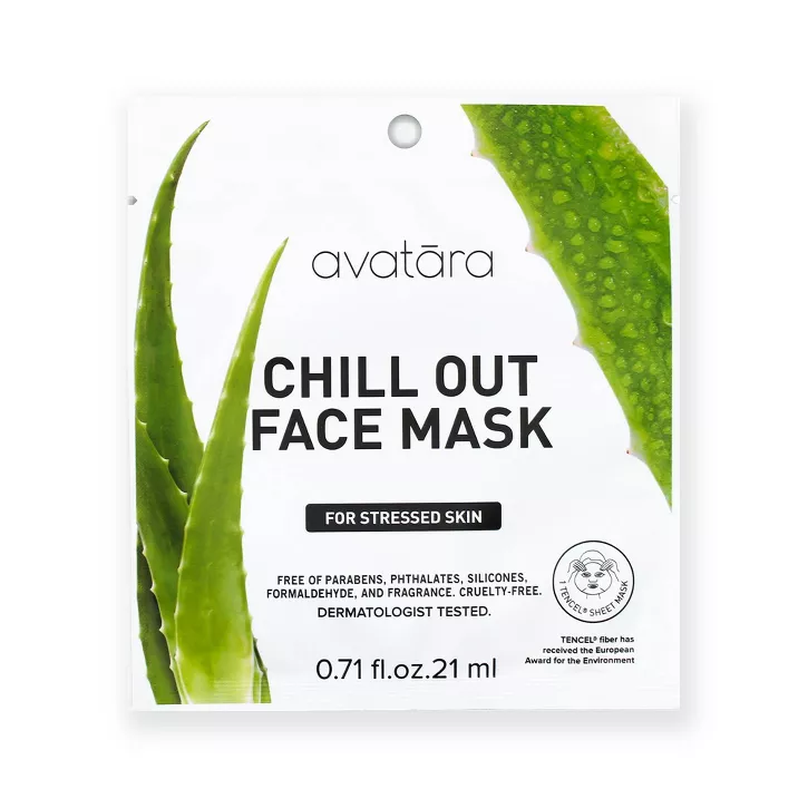 Unscented Avatara Chill Out Face Mask For Stressed Skin