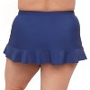 Aqua Green, Women's Ruffle Skirted Bottom - 3 of 3