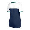 MLB Seattle Mariners Women's Bi-Blend Ringer T-Shirt - 4 of 4