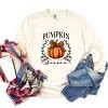 Simply Sage Market Pumpkin Season Leopard Bow Garment Dyed Long Sleeve - 3 of 4