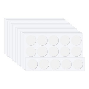 Unique Bargains Round Removable Adhesive Poster Double-Sided Adhesive Dots - 1 of 4