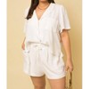 Women's Pocket Detail Paper Bag Shorts - GILLI - 3 of 4