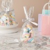Juvale 100 Pack Silver Pre Tied Satin Bows for Crafts, Party Favors, Goodie Bags, Baked Goods Packaging, 3 in - 2 of 4