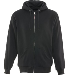 RefrigiWear Thermal Knit Lined Hoodie, Hooded Zip-Up Fleece Sweatshirt - 1 of 4