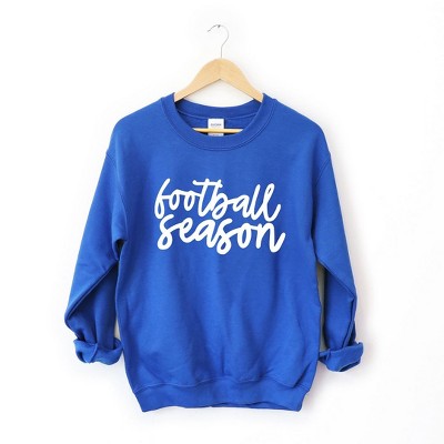 Simply Sage Market Women's Graphic Sweatshirt Football Season Cursive