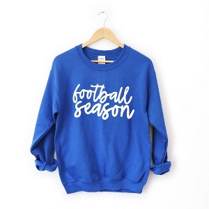 Simply Sage Market Women's Graphic Sweatshirt Football Season Cursive - 1 of 4