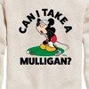 Boys' - Disney - Can I Take A Mulligan Graphic Long Sleeve Fleece Sweatshirt - 2 of 4
